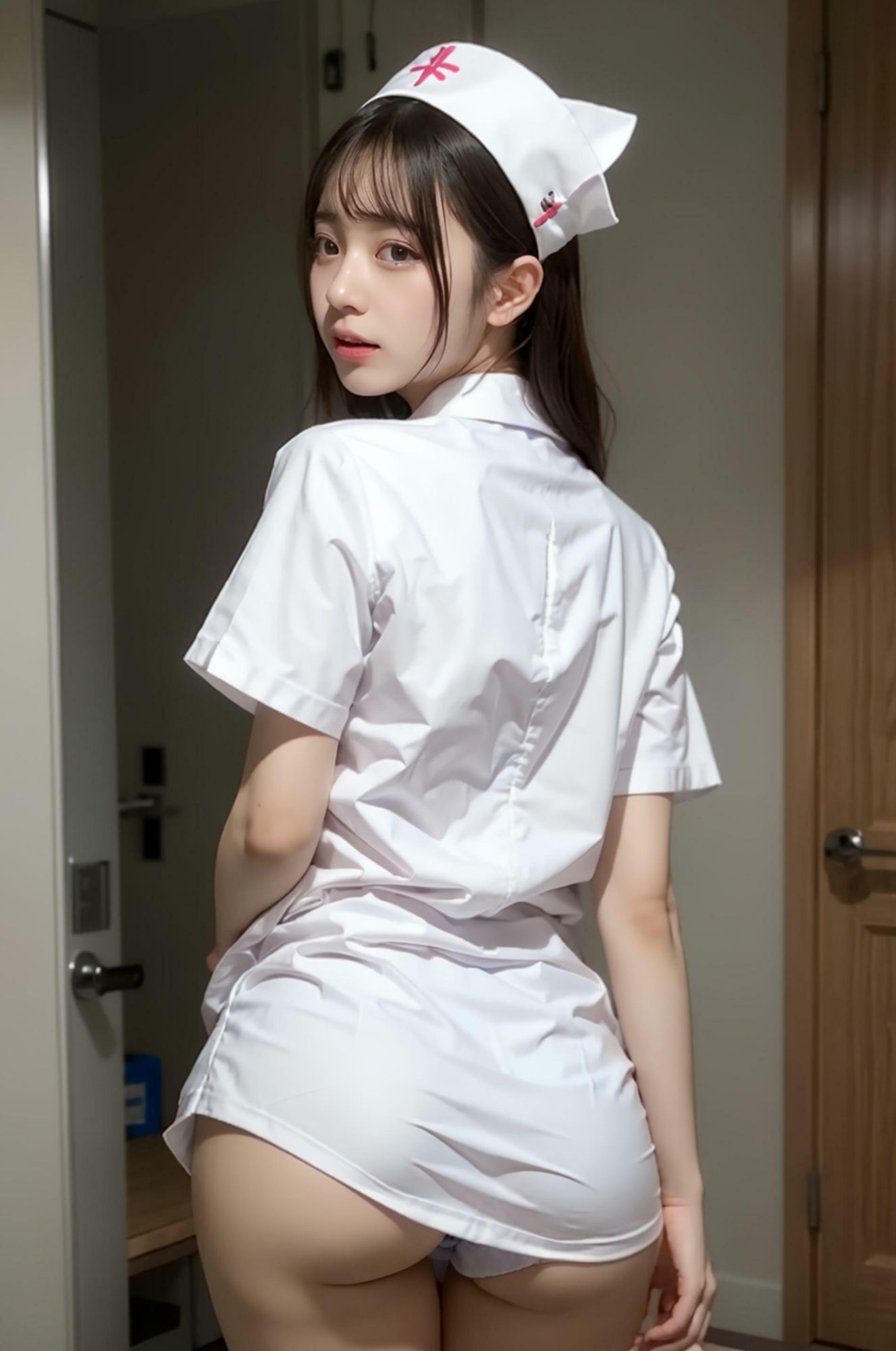 サンプル画像3:エッチな看護師がムラムラしちゃう 〜妄想AI美女イラスト集vol.13 看護師 ナース 満載〜(妄想グラビア出版) [d_290672]