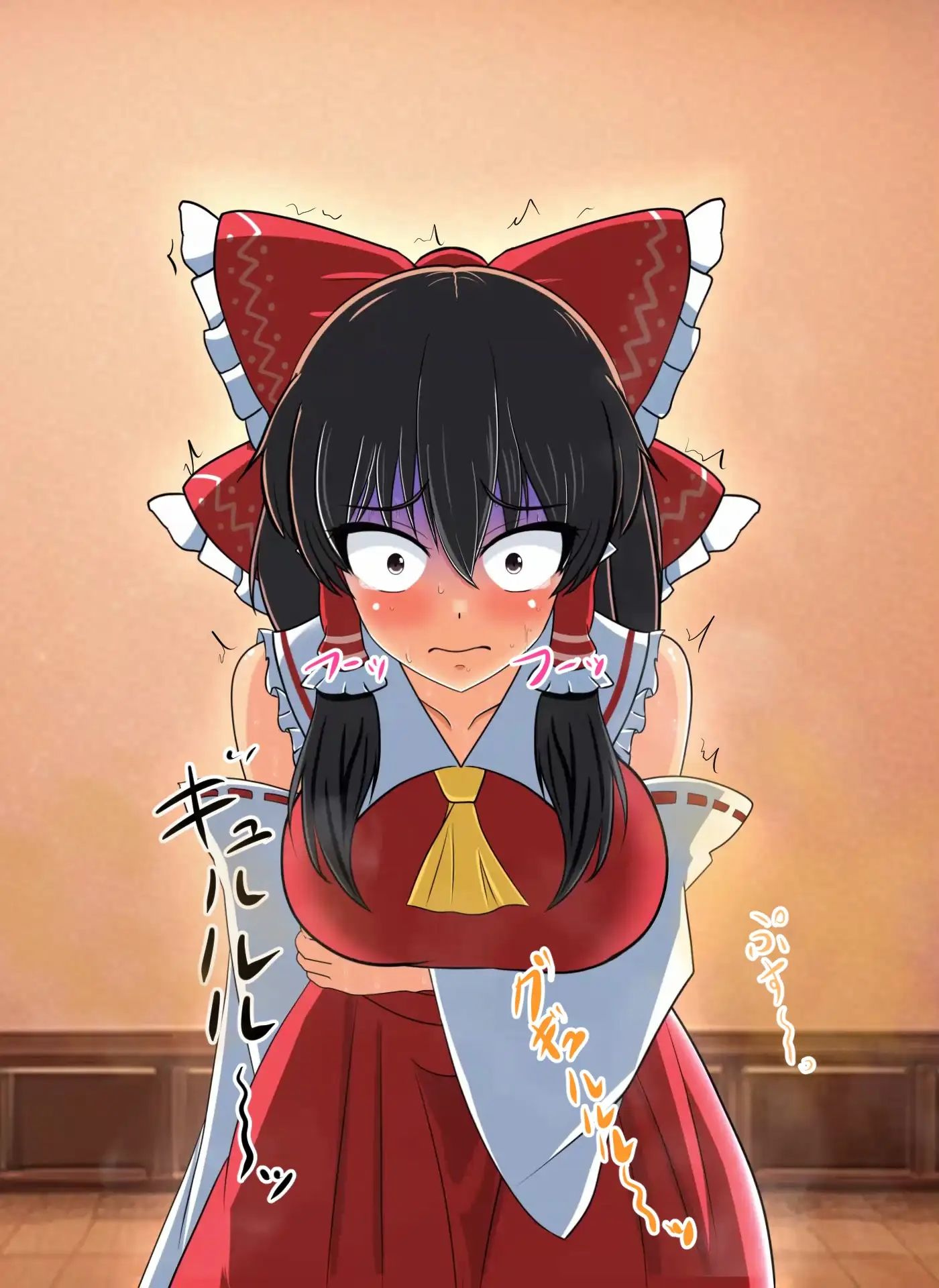 サンプル画像1:便意我慢＆着衣脱糞アニメーション（6） 博麗霊夢(便意我慢研究会) [d_290718]