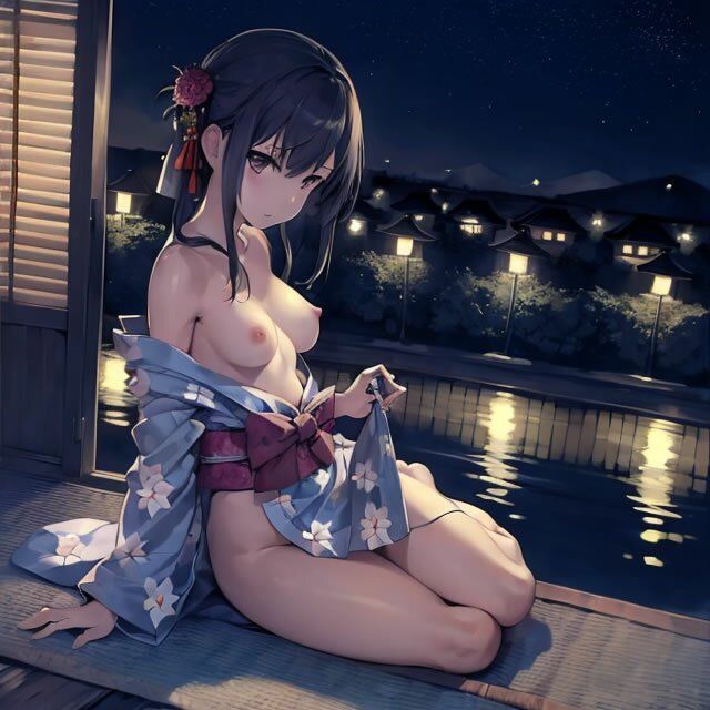 サンプル画像2:夏の与の浴衣美女 〜 暗 〜(エロ天使商会) [d_290719]