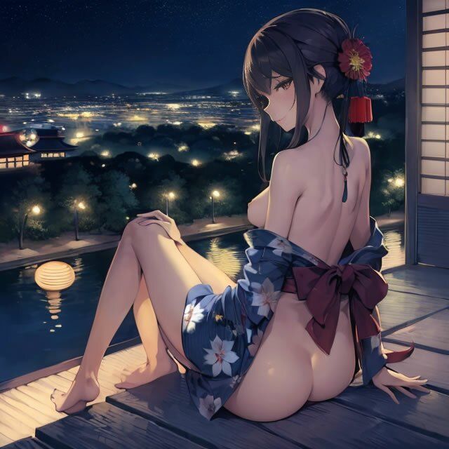 サンプル画像4:夏の与の浴衣美女 〜 暗 〜(エロ天使商会) [d_290719]