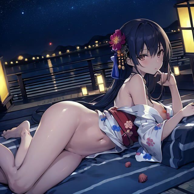 サンプル画像5:夏の与の浴衣美女 〜 暗 〜(エロ天使商会) [d_290719]