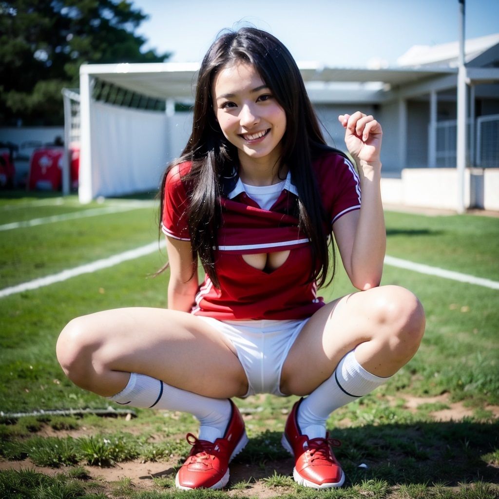 サンプル画像2:女子サッカー選手が初ヌードを披露(えぬすたでぃお) [d_290749]