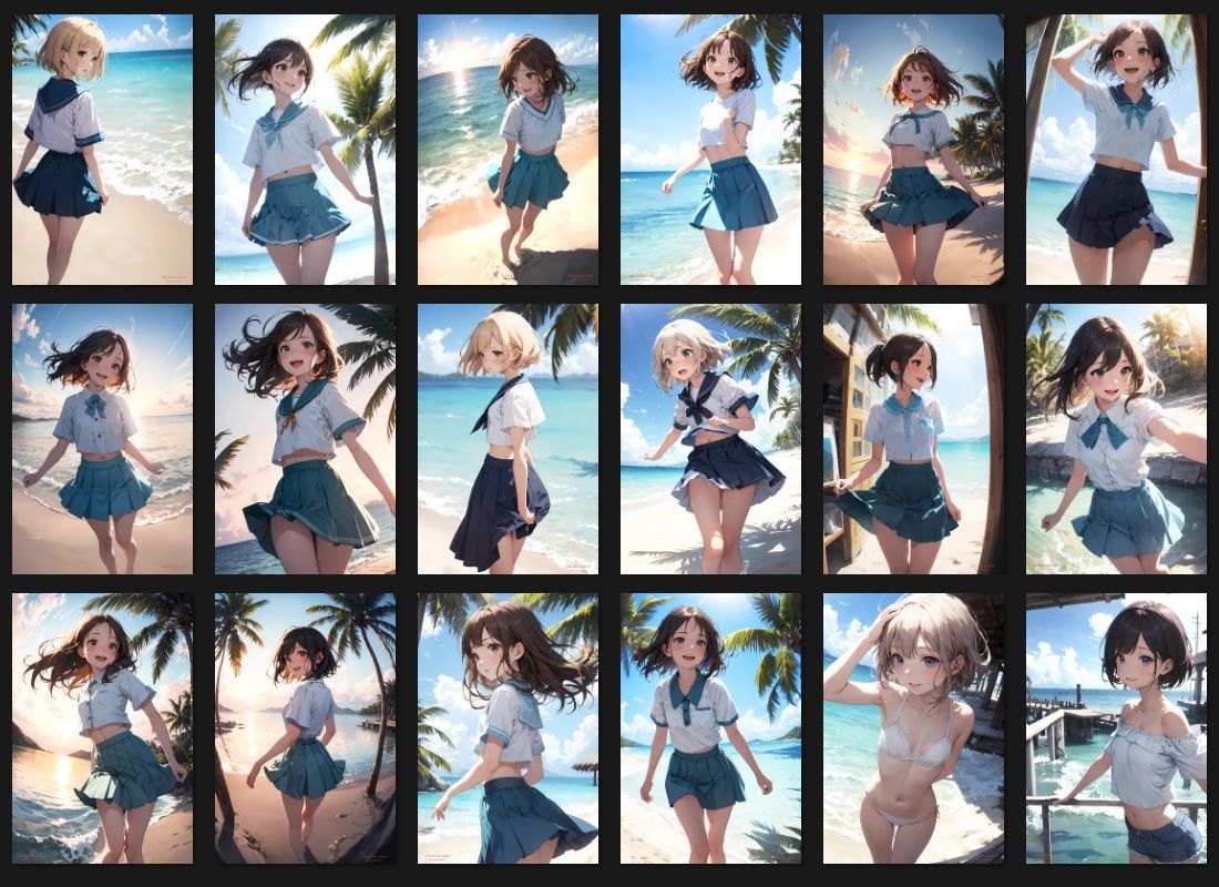 サンプル画像2:Summer R-18版(BINI-BON AI JAPAN) [d_290816]