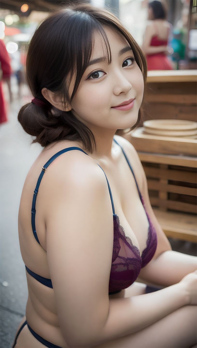 サンプル画像1:むちぽちゃランジェリー(AI娘作成会) [d_290836]