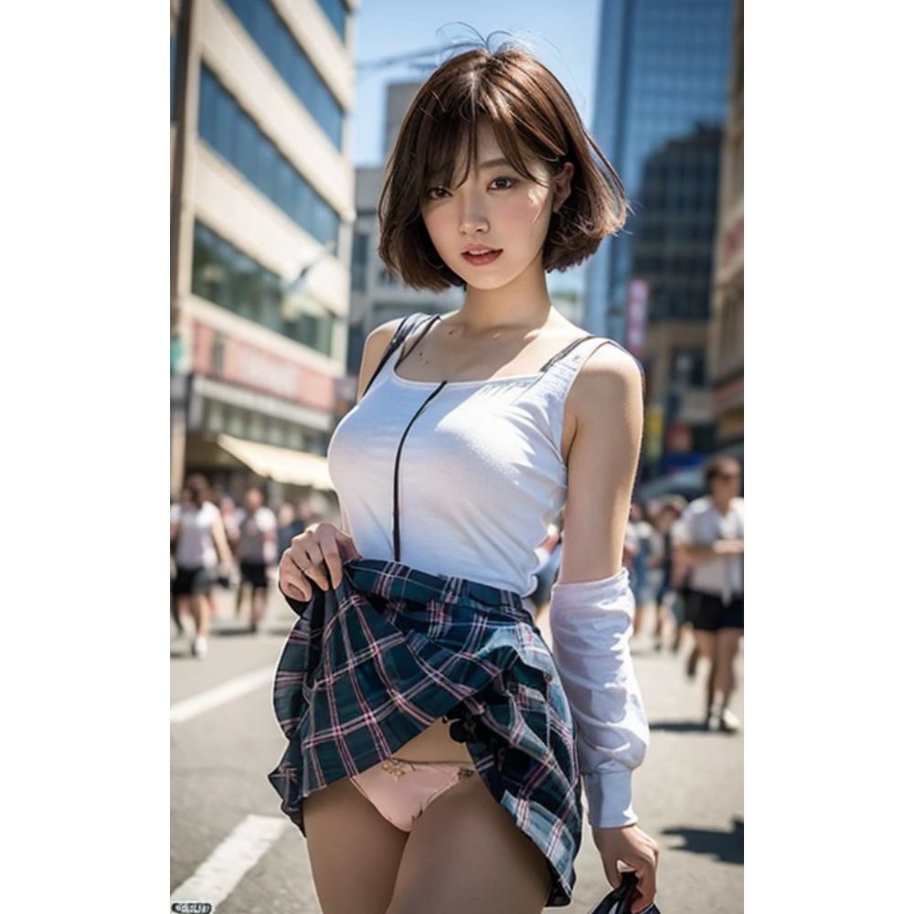 サンプル画像4:スカートの中を見せて(あんこの部屋) [d_290979]