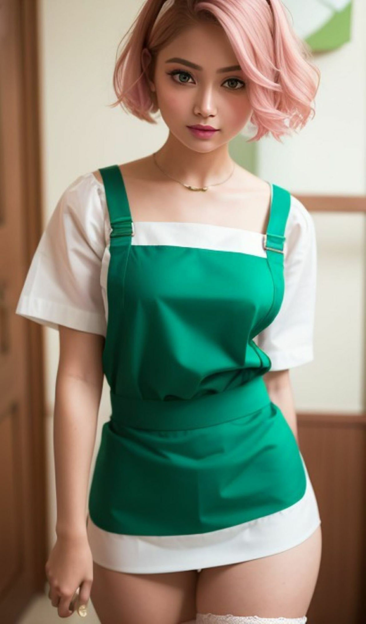 サンプル画像4:AI生成 美しいお姉さん 【メイド編】(あらっとAI) [d_290988]