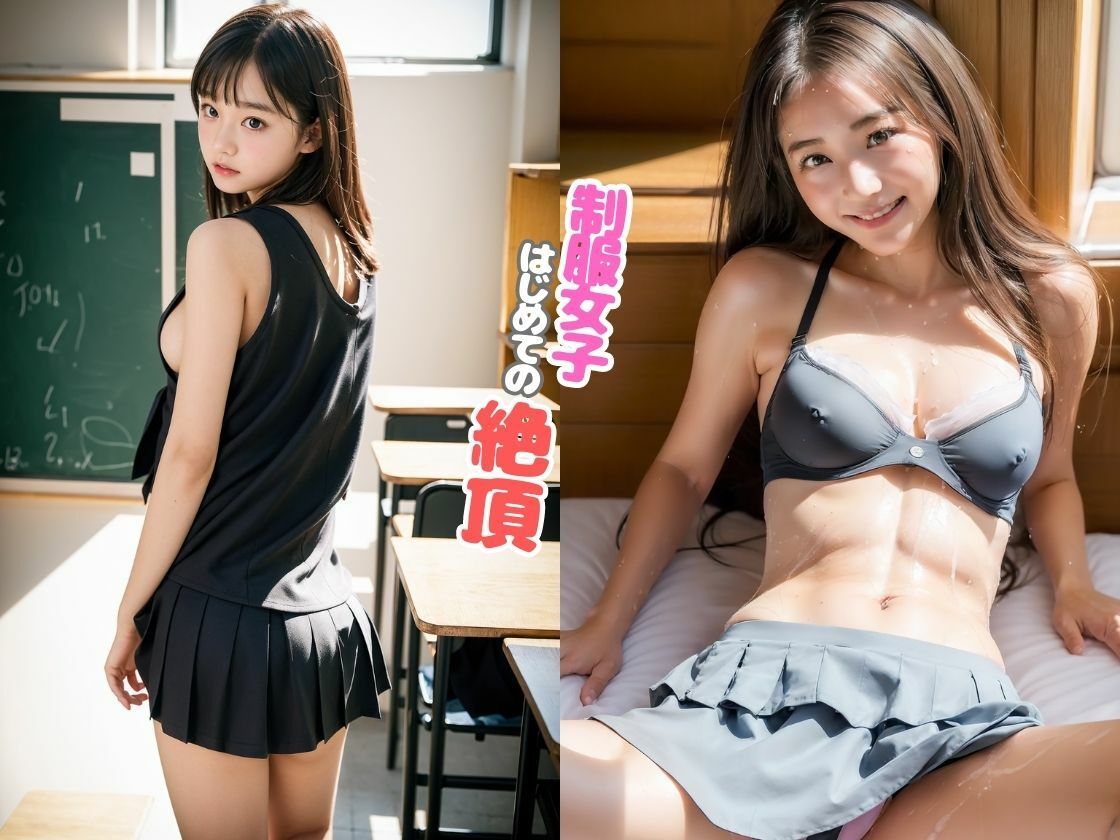 サンプル画像2:女子校生はつイキ生本番(りおん事務所) [d_291049]