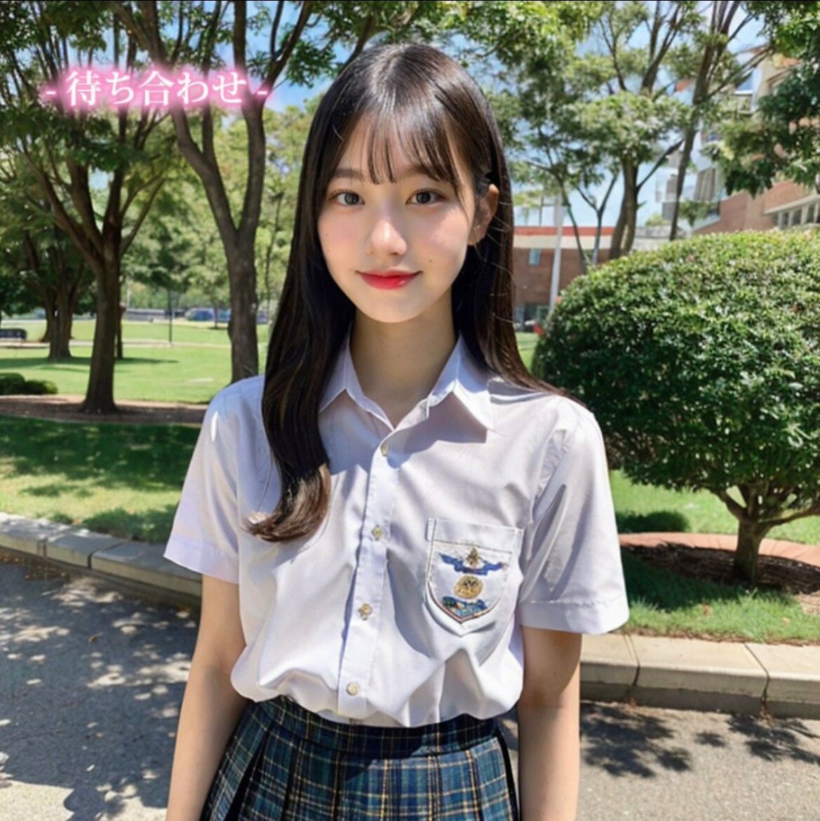 サンプル画像1:女子校生と秘密のデート(AiLove) [d_291099]