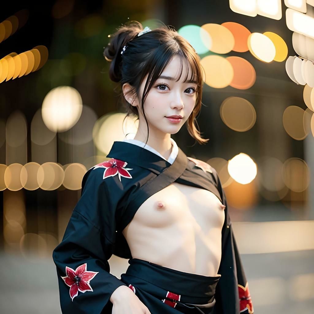 サンプル画像3:ちっぱい色白浴衣美人(スケクラ) [d_291167]