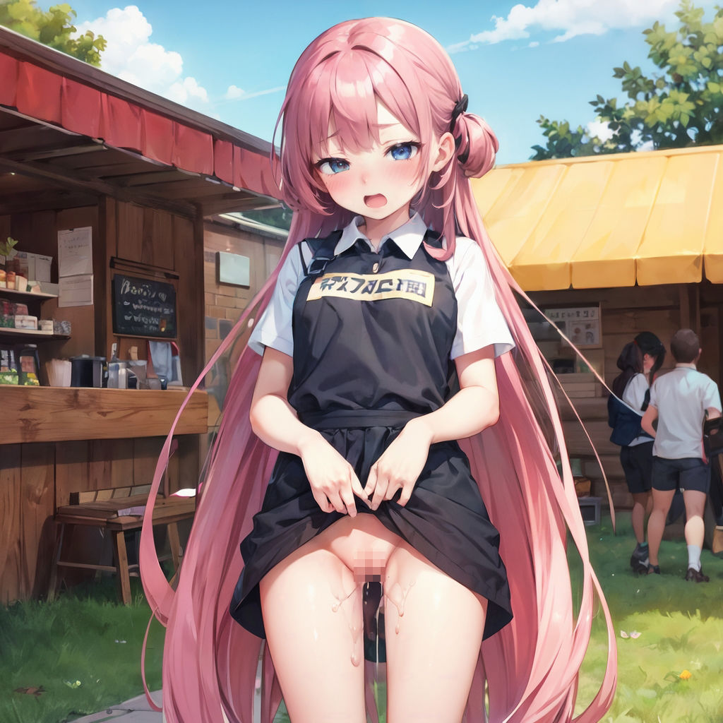 サンプル画像4:頑張り屋の売り子さん(かわうそ団地) [d_291571]