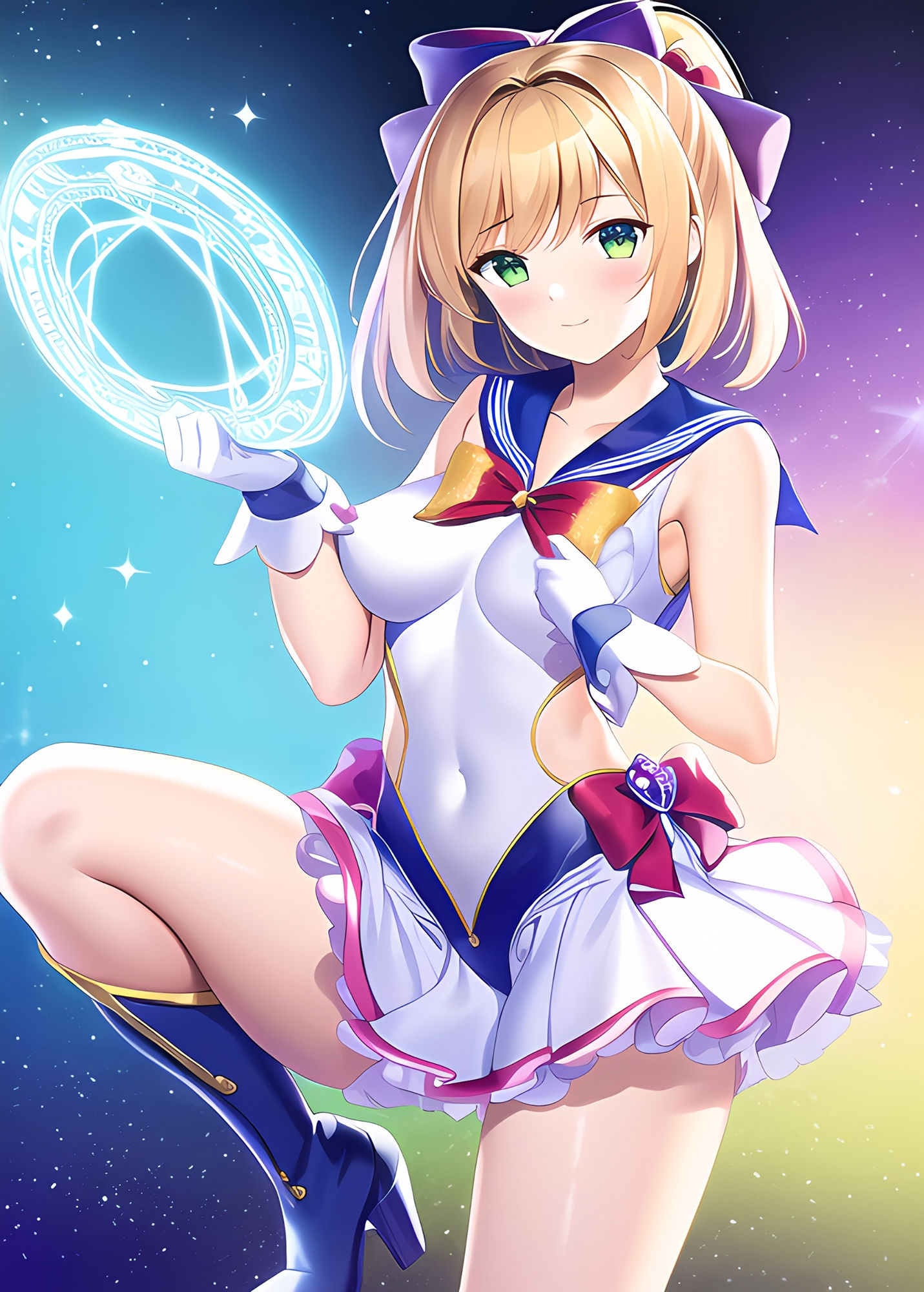 サンプル画像1:変身ヒロインの立ちバック(KODAWARI) [d_291583]