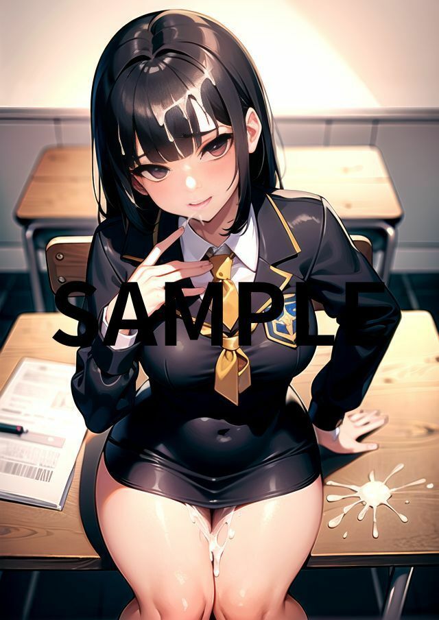 サンプル画像2:クラスメイト全員にぶっかけた(彩風  咲) [d_291588]