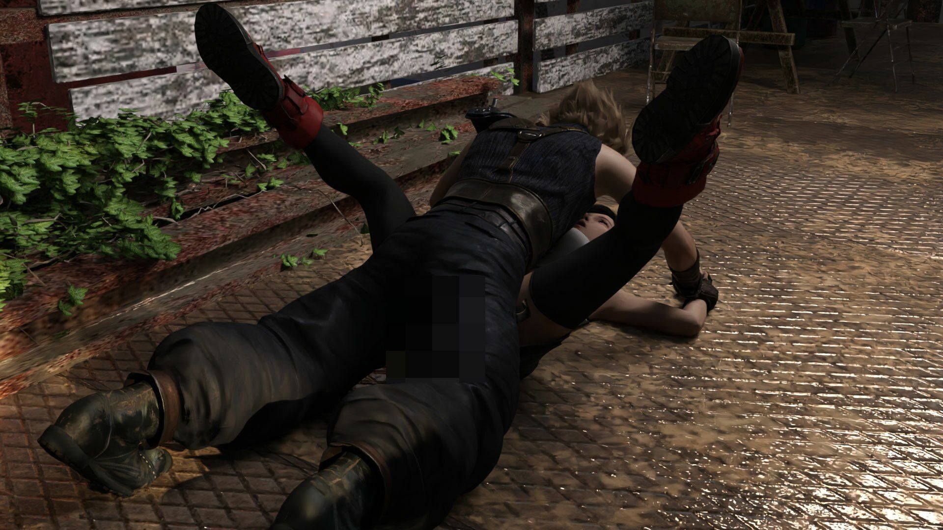 サンプル画像2:どこかで見たようなRPGの格闘女性コスプレ正常位SEX(Ozone_Layer) [d_291630]