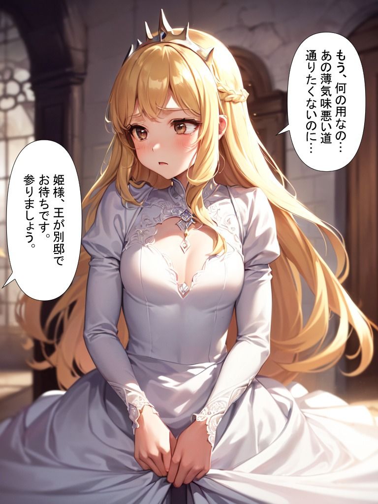 サンプル画像2:性奴●にされたお姫様(ぽりっしゅ本舗) [d_291652]