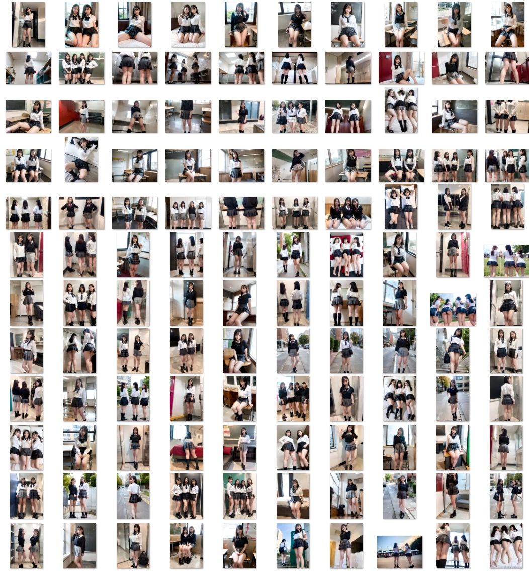 サンプル画像5:生脚丸出しのミニスカJK詰め合わせ(Soron) [d_291829]