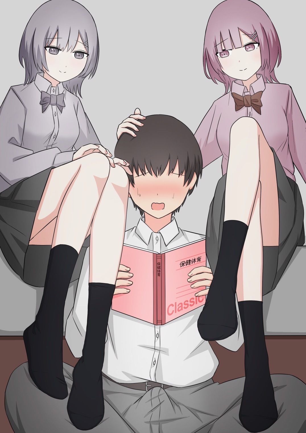 サンプル画像1:双子の玩具(顔印象零) [d_291903]