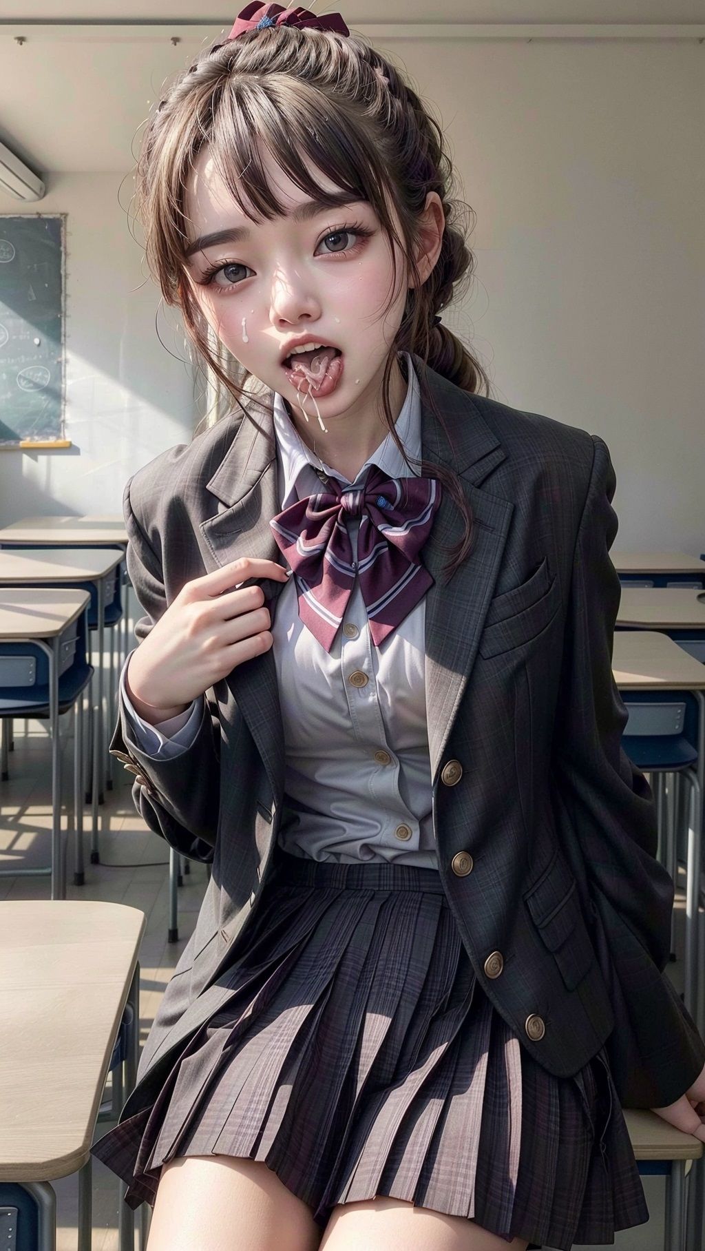 サンプル画像6:JK教室の誘惑(機械学習式人形) [d_291928]