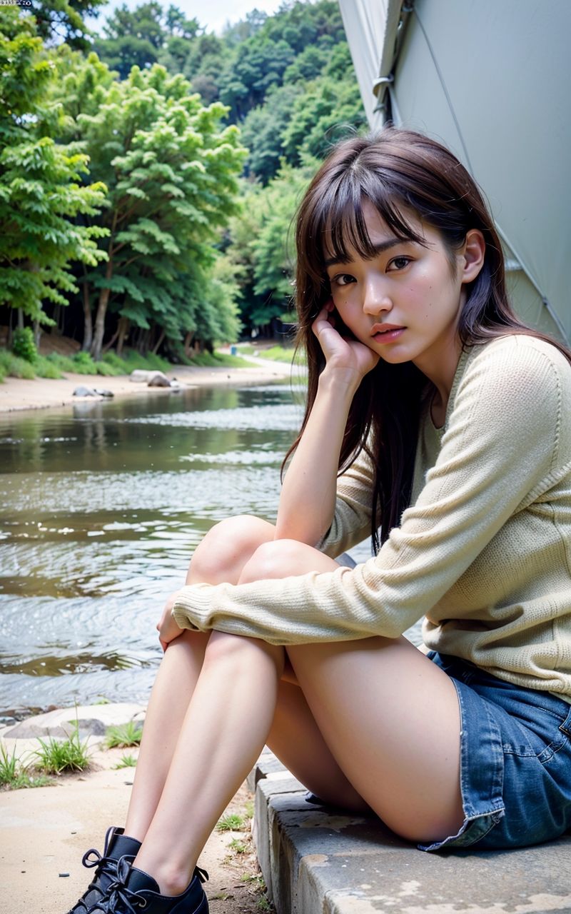 サンプル画像3:ソロキャン女子と自然の中でハメハメ(永愛堂) [d_291936]