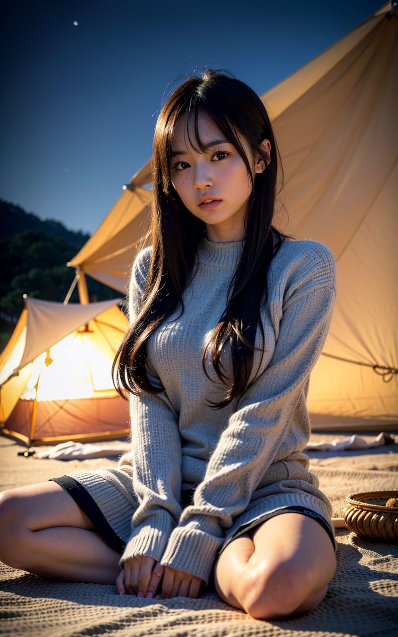 サンプル画像5:ソロキャン女子と自然の中でハメハメ(永愛堂) [d_291936]