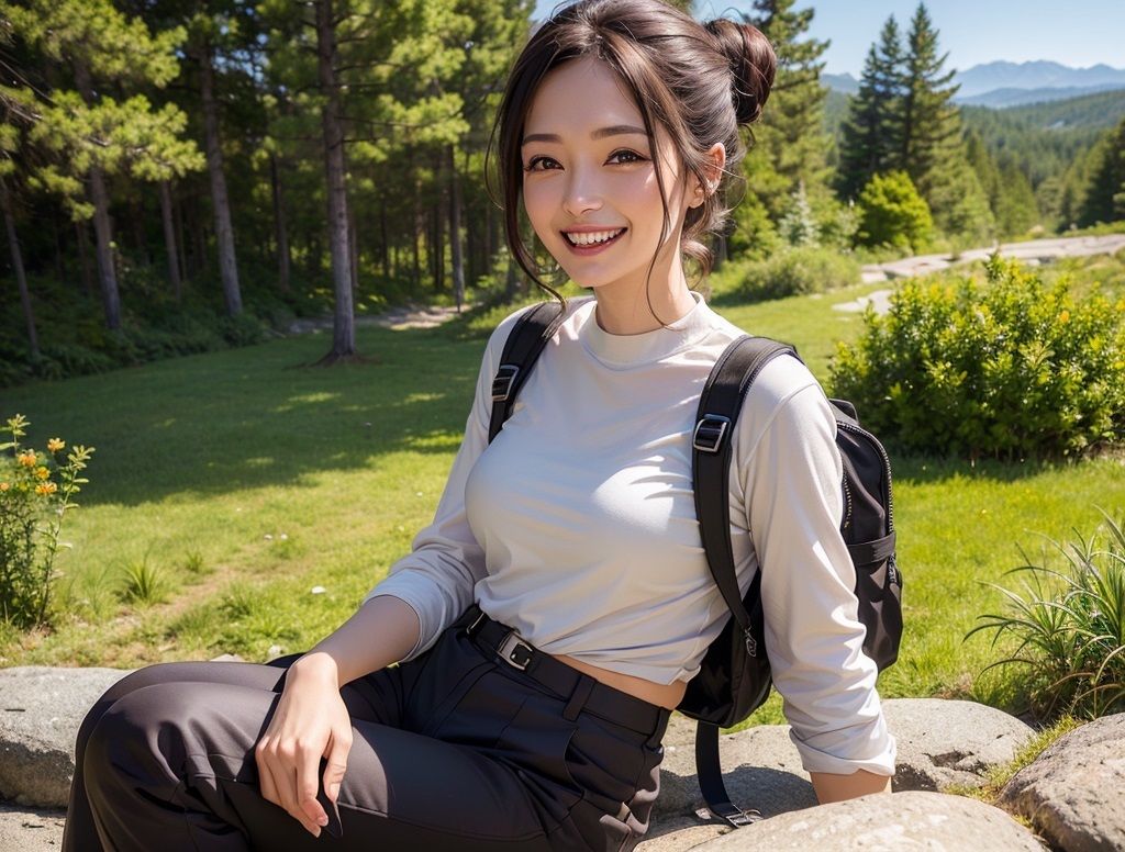 サンプル画像3:山登りしてみたかったんだ！(Digital Dreamers) [d_291939]