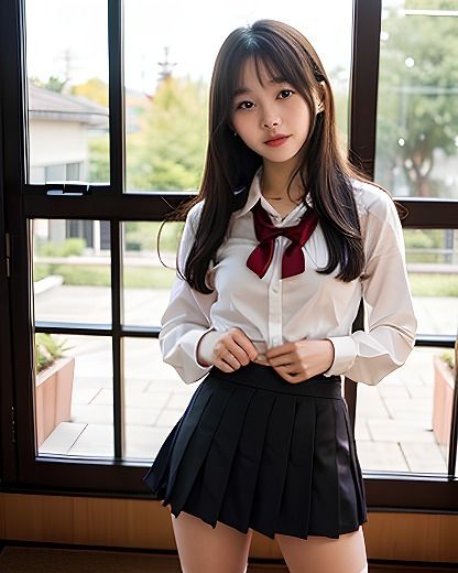 サンプル画像4:制服女子の痴態vol3(AIbijyo) [d_292033]