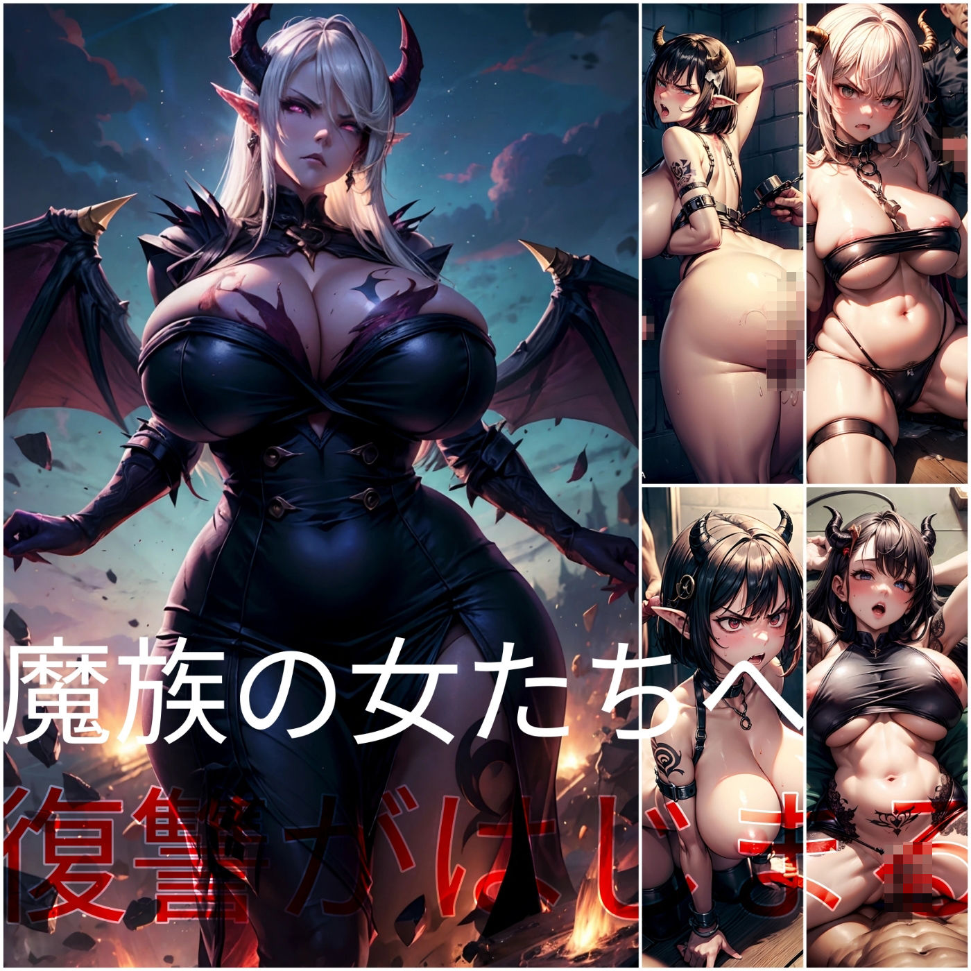 サンプル画像3:魔族の贄:序(AIモモちゃん) [d_292104]