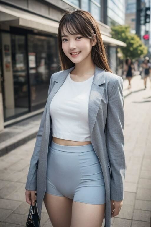 ウォーキング・ビューティ:都会の街中パンティ美女【108枚】