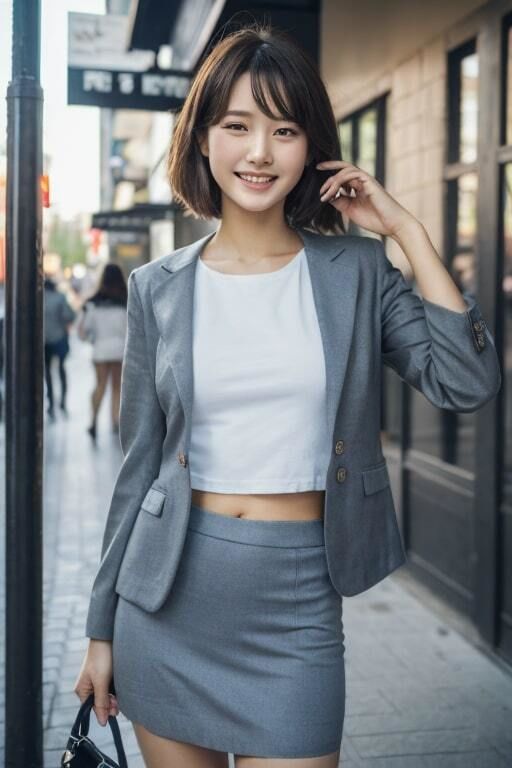 ウォーキング・ビューティ:都会の街中パンティ美女【108枚】