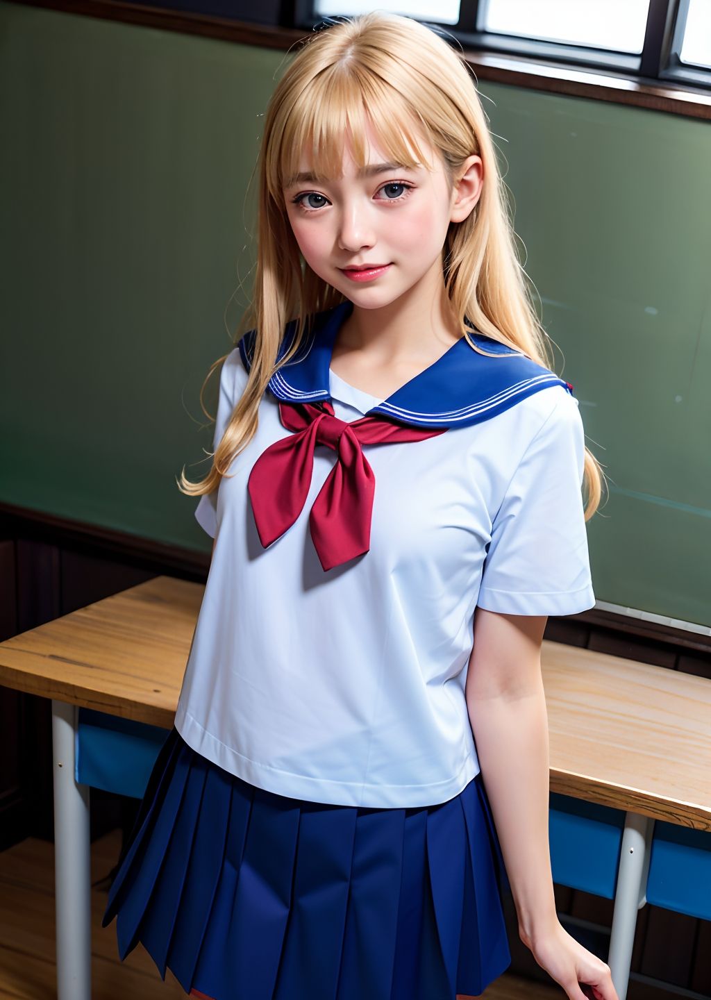 サンプル画像1:セーラー服女子校生の聖水(君たちはどうシコるか) [d_292122]