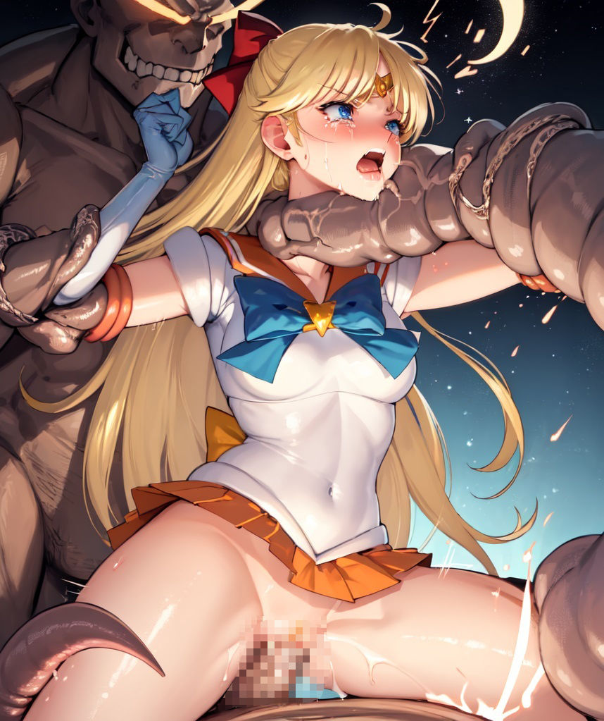 サンプル画像4:戦士ヒロイン、首絞め凌●2（セーラー服ヒロイン）(hiropinai) [d_292155]