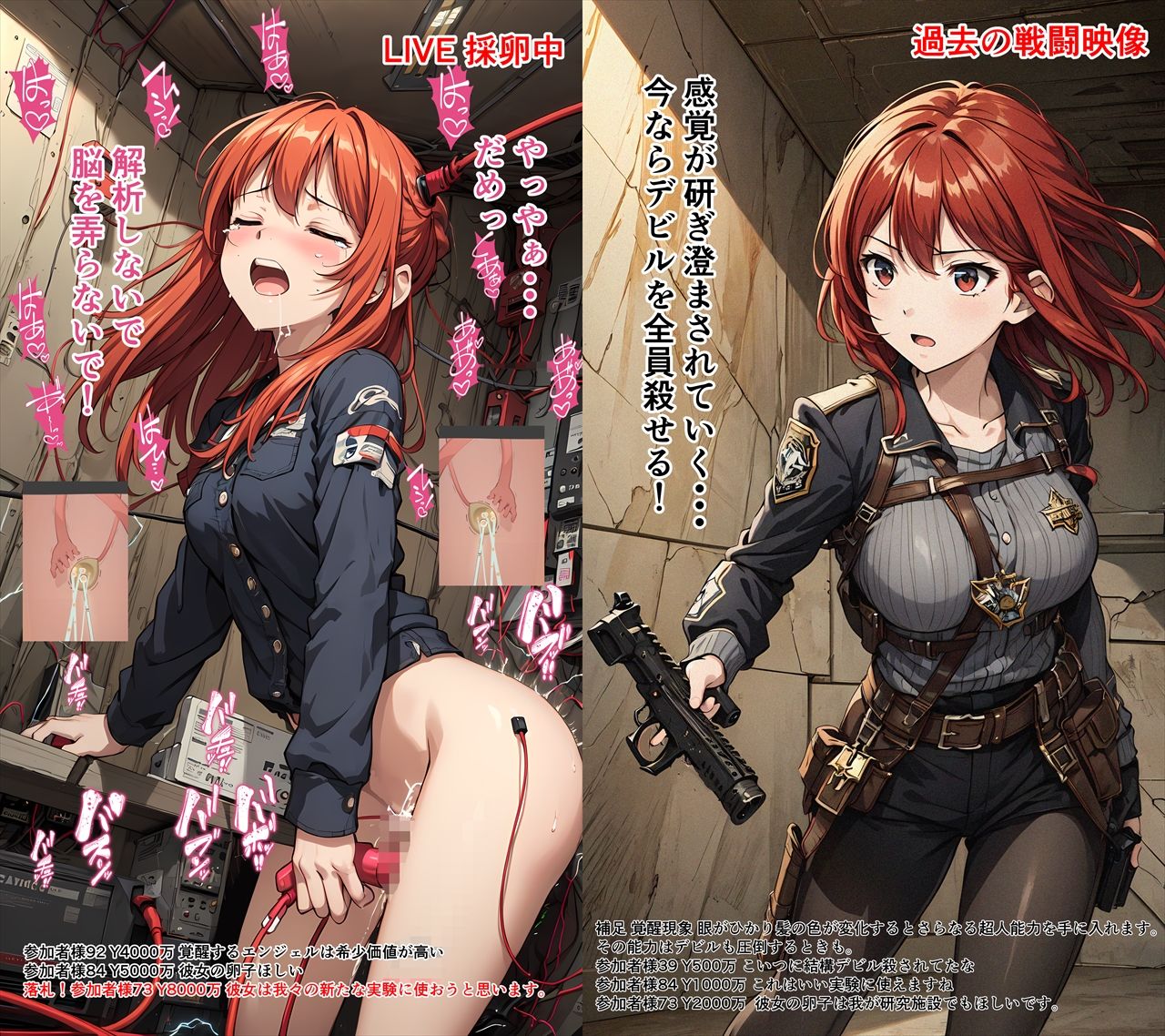 サンプル画像4:戦う乙女の末路 ‐採卵ライブオークション‐(Runaruri) [d_292221]