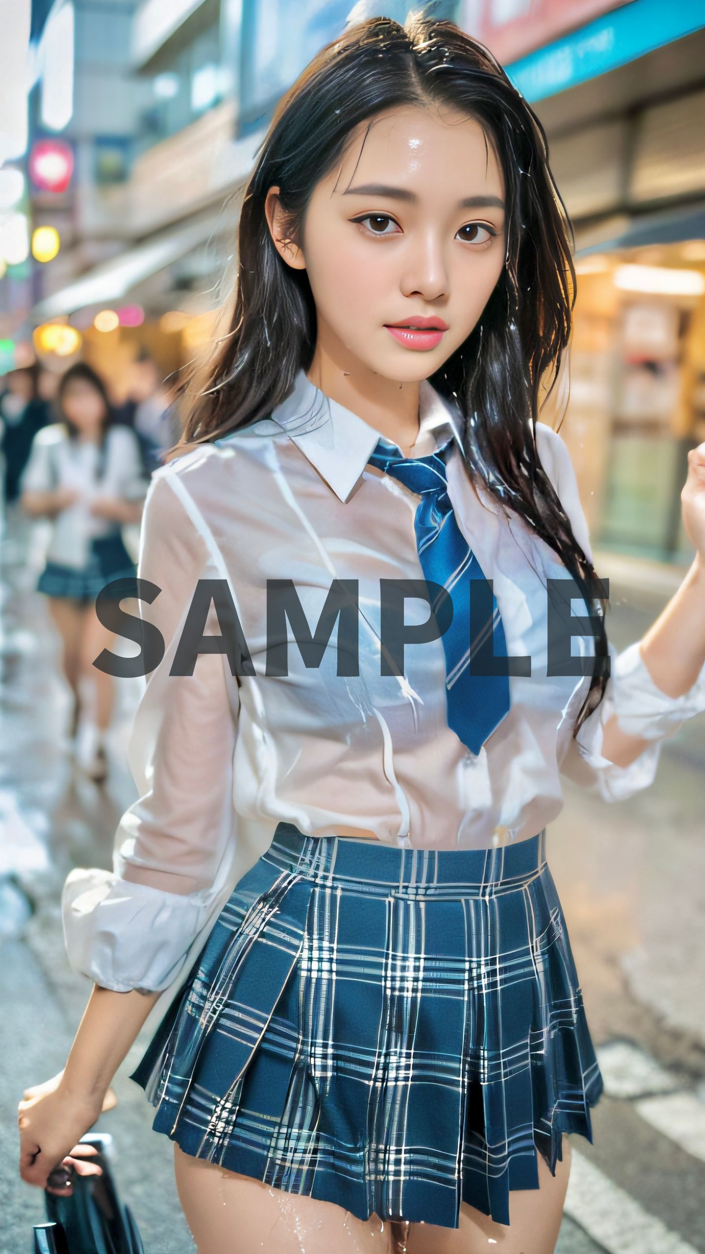 サンプル画像4:【女子校生】濡れたパンツはお好きですか？(AIいろか) [d_292376]