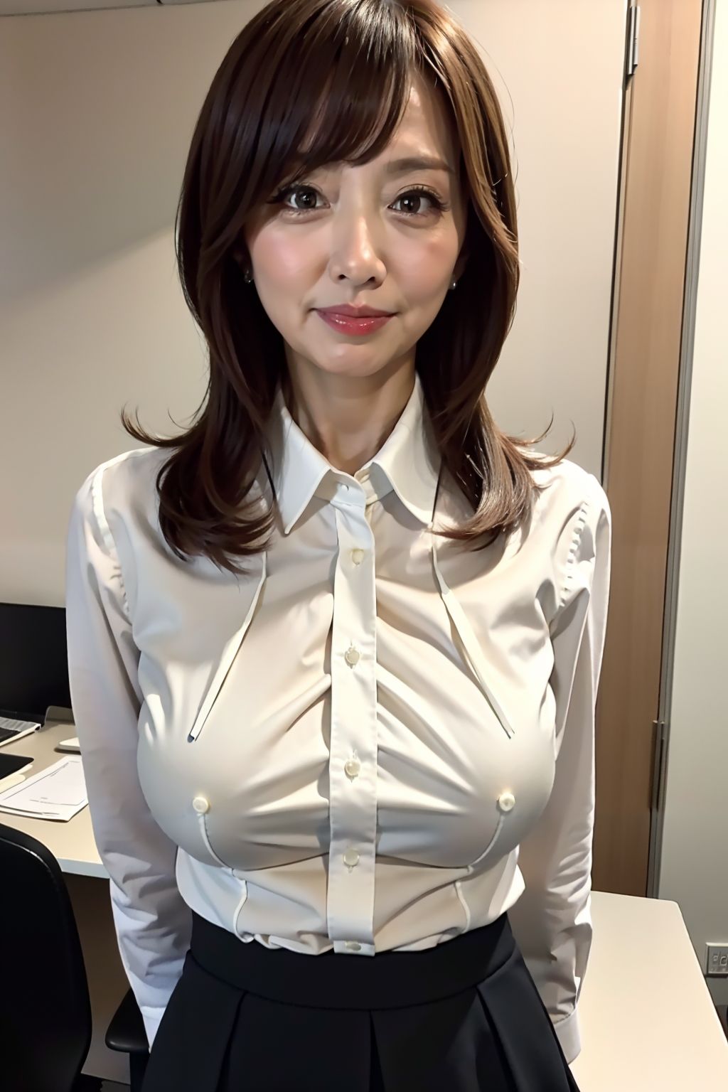 サンプル画像1:体だけは使える熟女OL(AI美熟女) [d_292415]