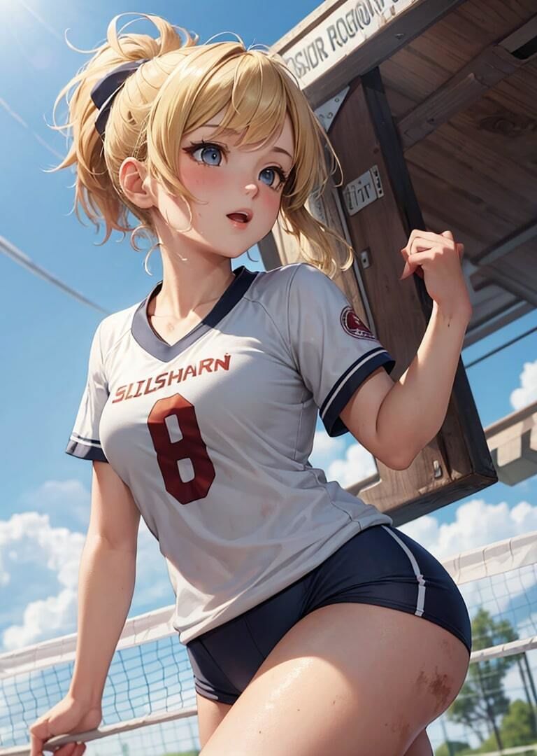 サンプル画像1:バレー少女ビクトリア(ミリ子) [d_292442]