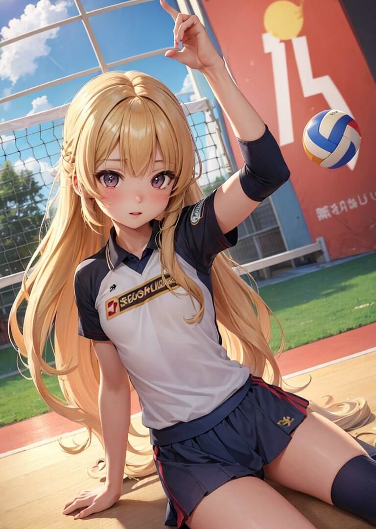 サンプル画像2:バレー少女ビクトリア(ミリ子) [d_292442]