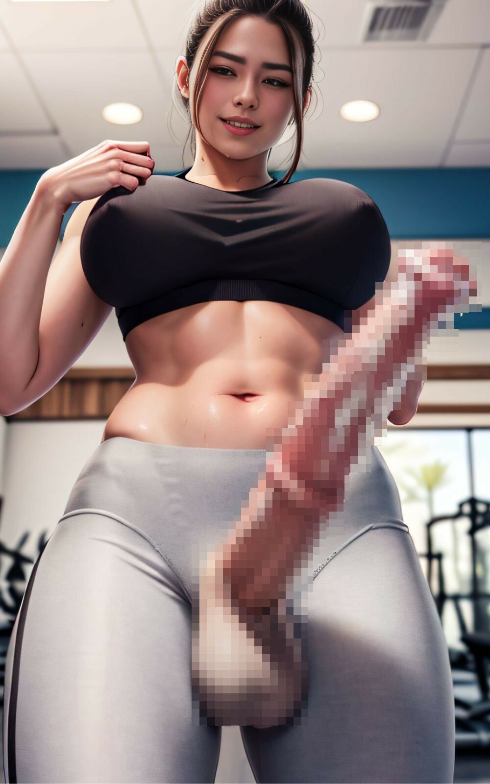 サンプル画像5:巨乳・巨根のふたなり集！！〈AICG集〉(性癖錬成工房) [d_292475]