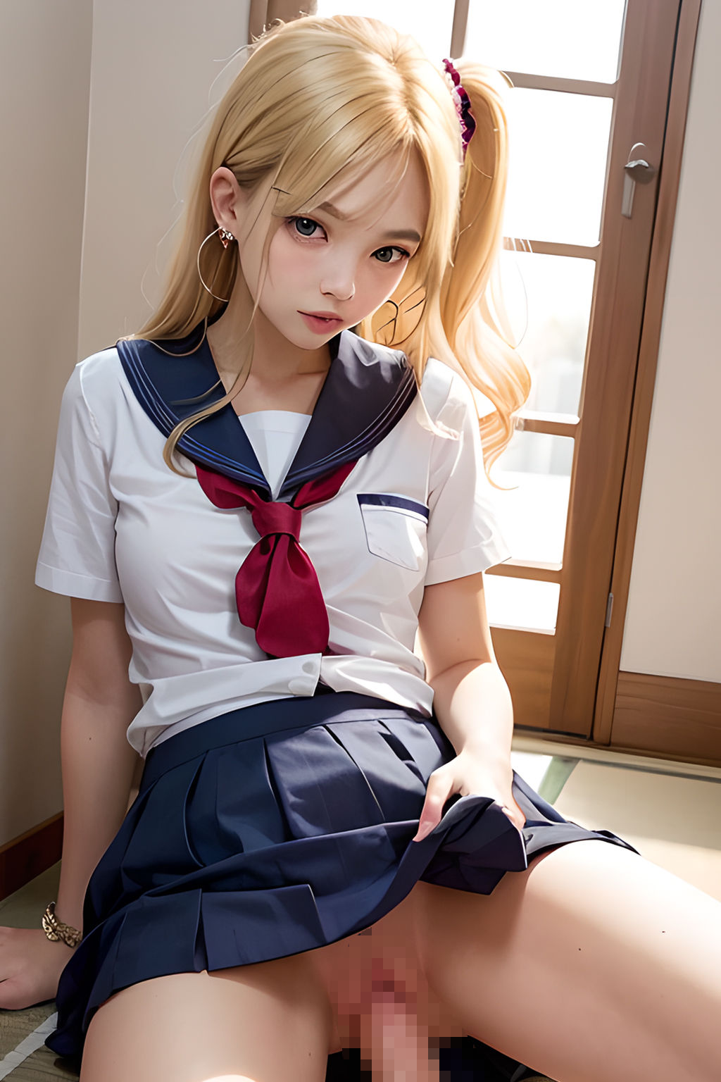 サンプル画像1:ギャルとSEXしていたら朝だったので今日は会社を休みます！！(ガンギレだし！絶対許さんし！) [d_292496]