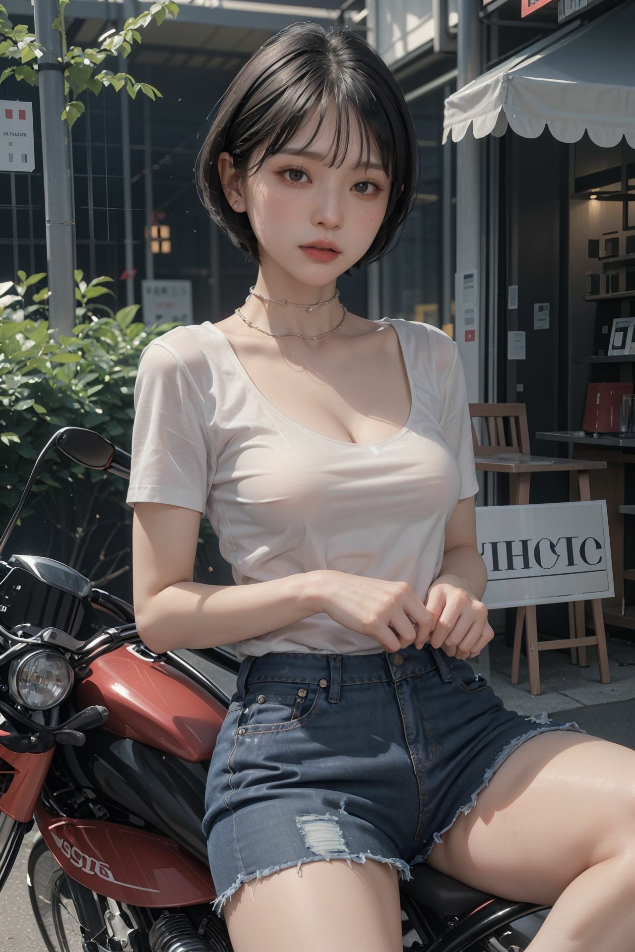 サンプル画像1:巨乳美女図鑑(川瀬と遊園地) [d_292583]