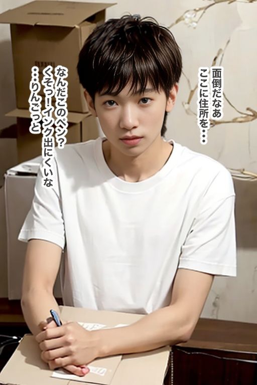 サンプル画像2:魔法のペンで他者変身(TSF作品_yny) [d_292590]