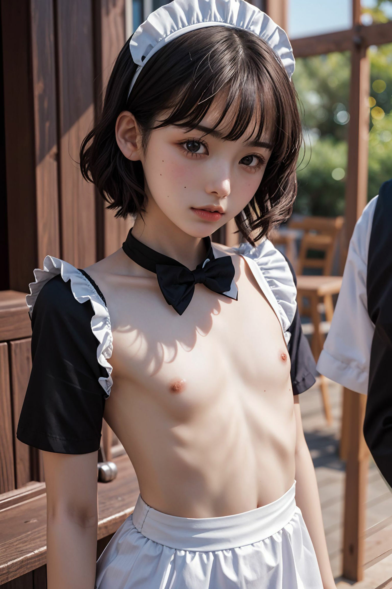 サンプル画像1:貧乳美女図鑑(川瀬と遊園地) [d_292600]