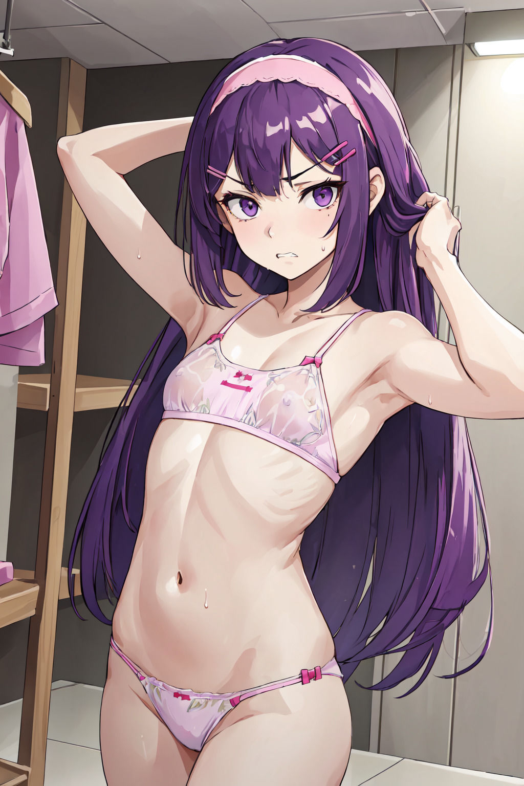 サンプル画像5:【AI作品】armpit collection vol.1(妄威) [d_292760]