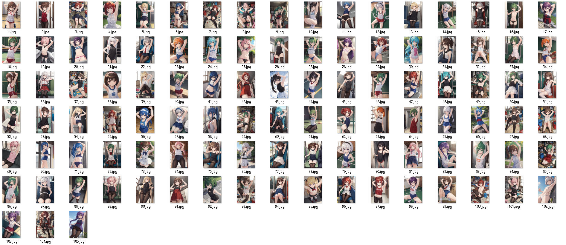 サンプル画像6:【AI作品】armpit collection vol.1(妄威) [d_292760]