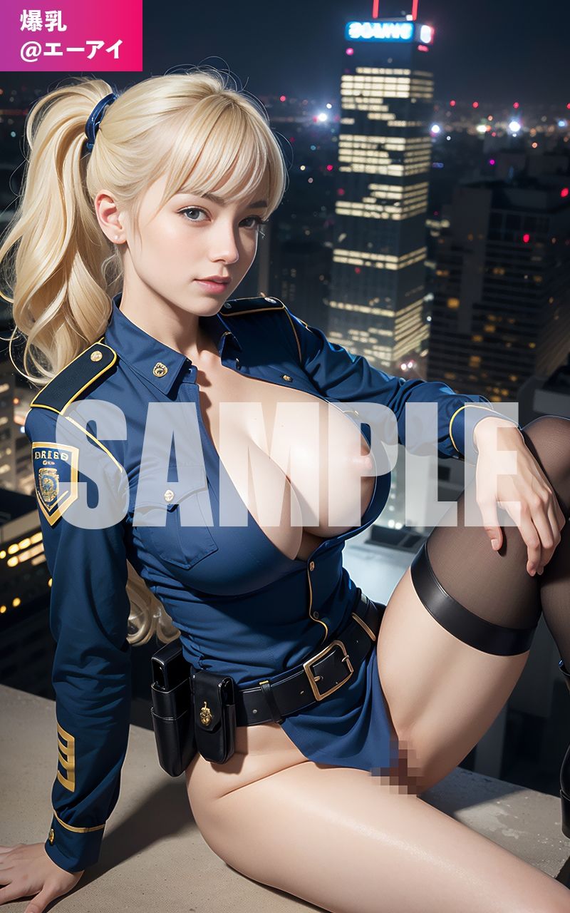 サンプル画像1:金髪警官の魅力part2@Ai同人誌vol.009(爆乳@エーアイ) [d_292769]