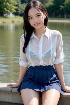 サンプル画像4:濡れてブラが透けてますよ vol001(カマキリン) [d_292947]