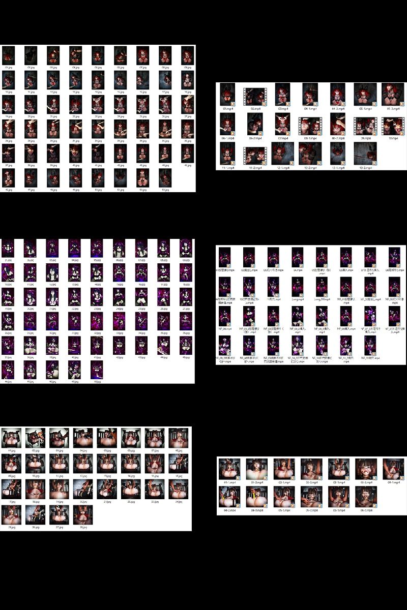 サンプル画像1:無様顔、無様体勢で嬲られる女たち(NPTKN) [d_292975]