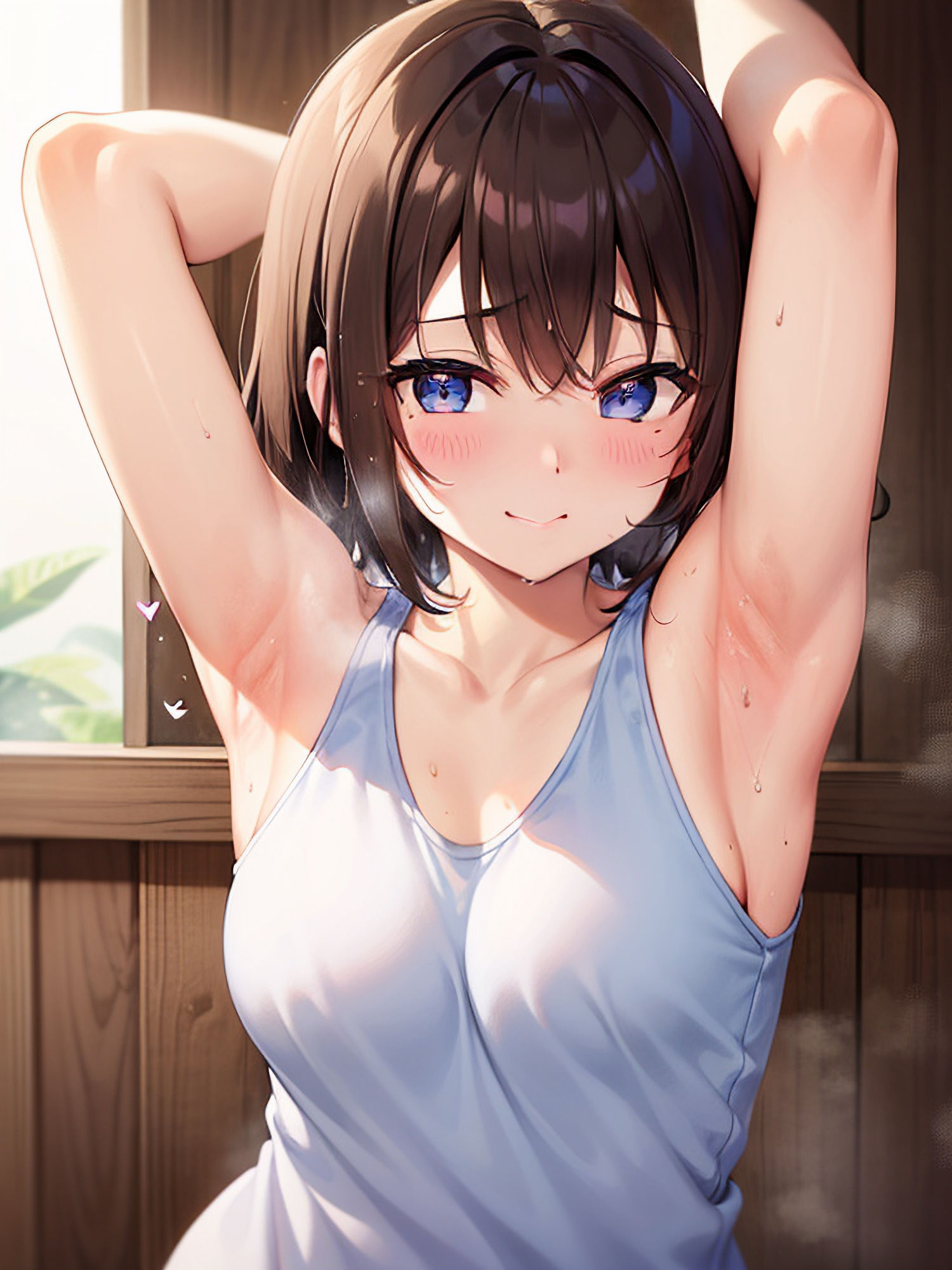 サンプル画像1:腋フェチのための腋見せガール画像集(senninn) [d_293045]