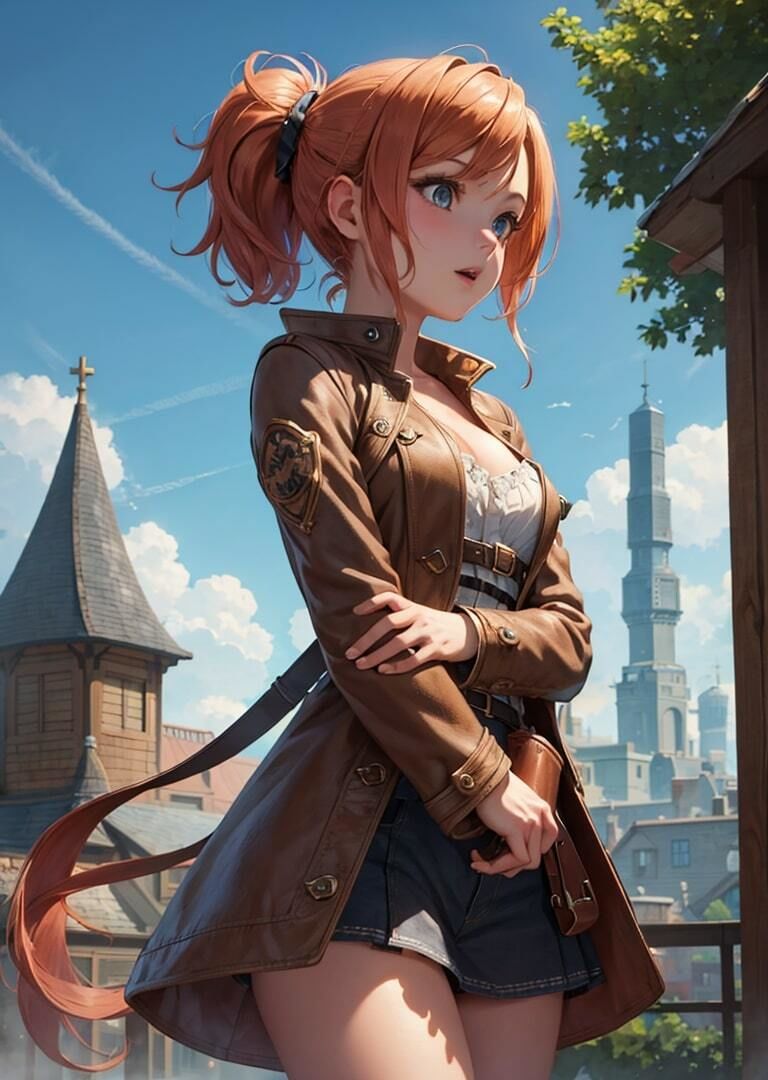 サンプル画像5:コート少女ファンタジア(ミリ子) [d_293068]