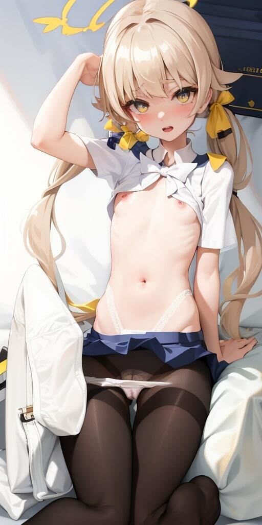 サンプル画像1:パパ活ヒフミちゃん レアグッズのためにモモトークで大人で募集かけちゃいます！(新井愛) [d_293152]