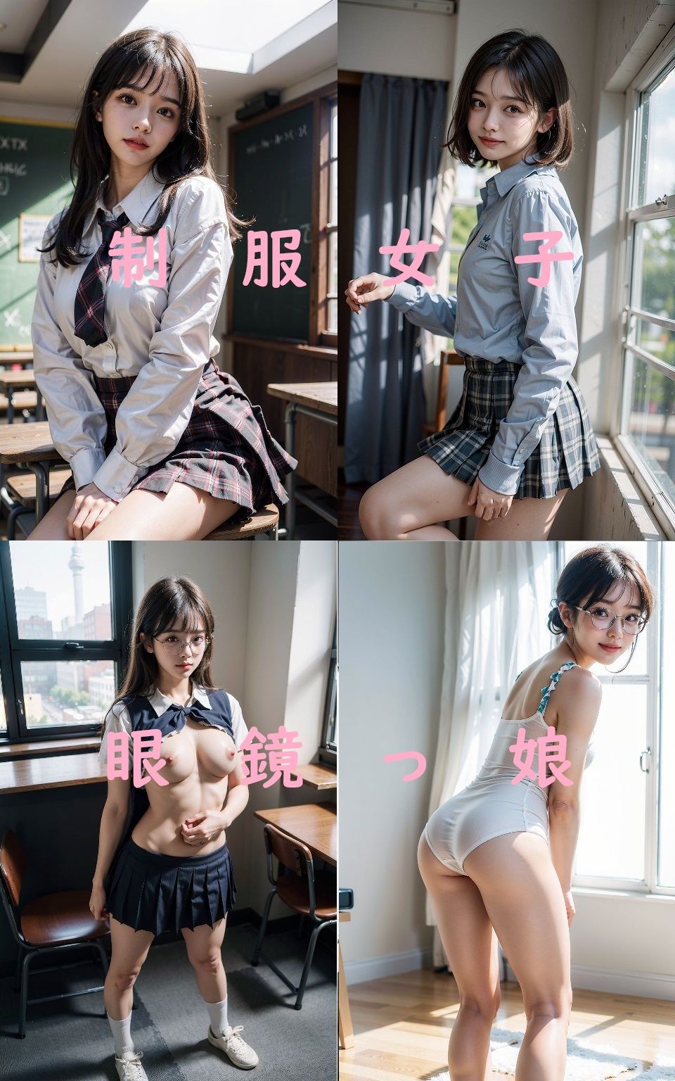 サンプル画像1:女子校生性活白書【校内昼活編】(FAI文庫) [d_293246]