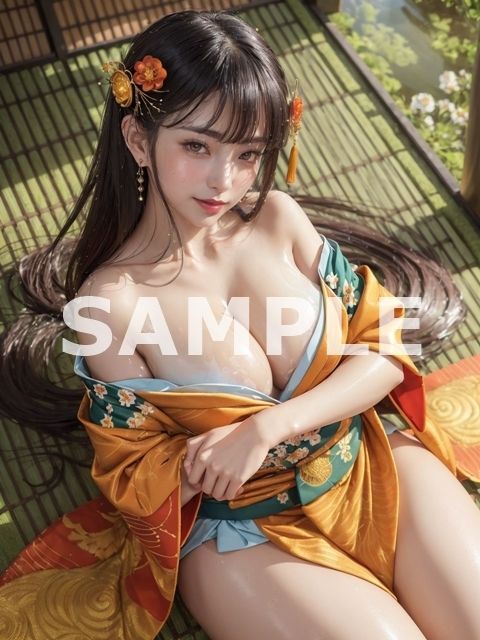 サンプル画像1:花魁と遊女〜遊女の誘惑(RAN) [d_293267]